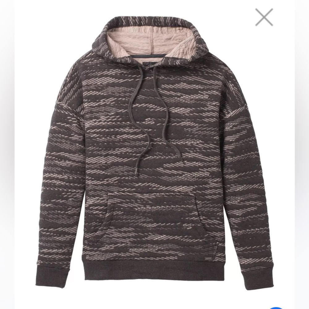 Prana Quilted Sweatshirt Size Medium